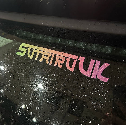 SutairuUK Sticker - Redline Graphics UK