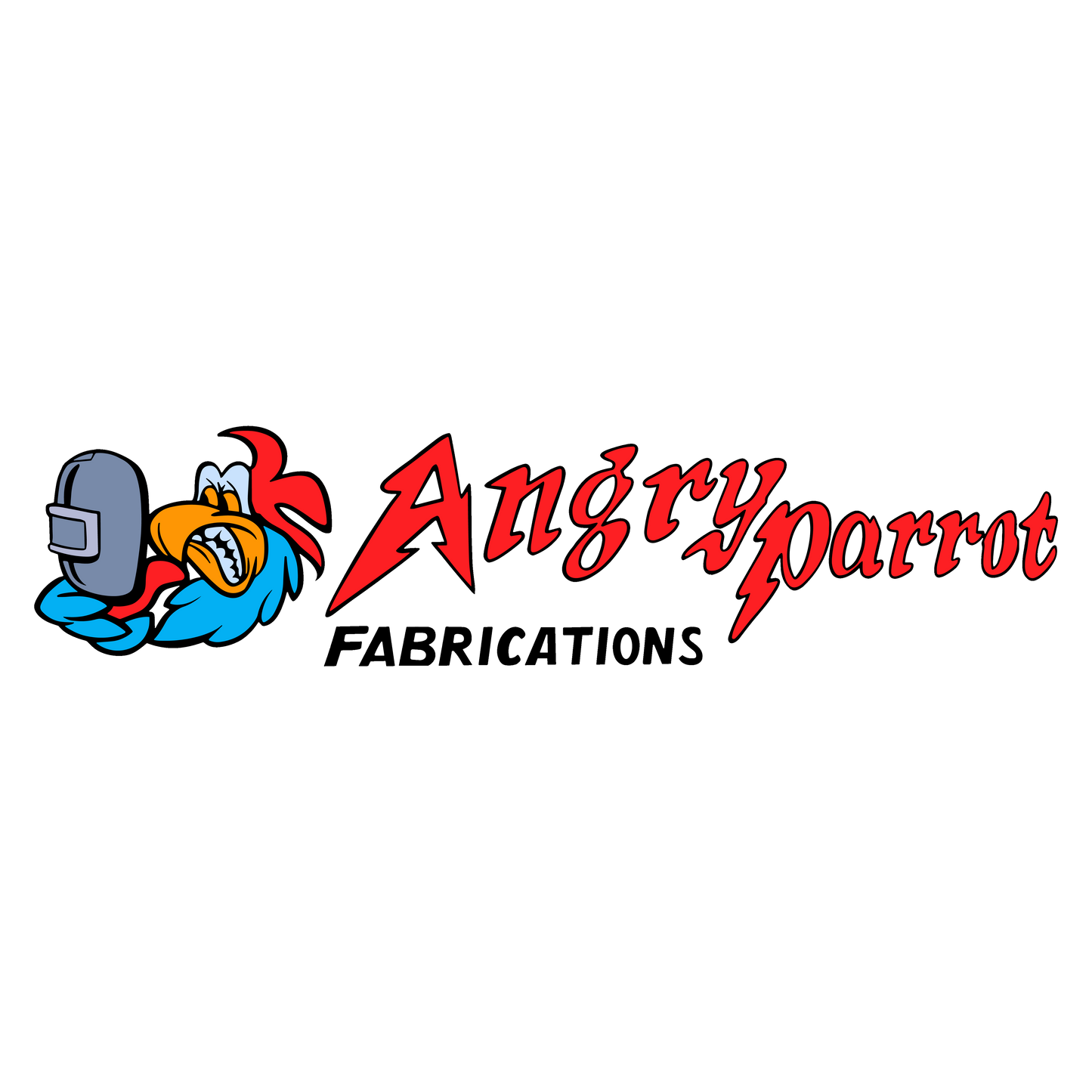 Angry Parrot Sticker (Design 1) - Redline Graphics UK