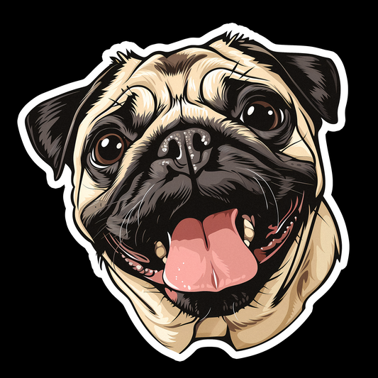 Cartoon Pug