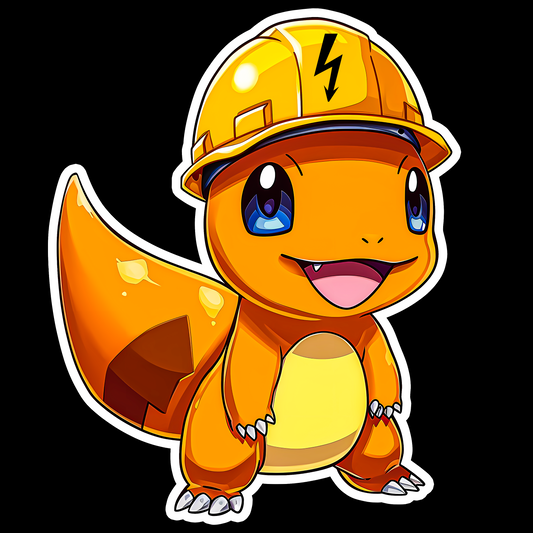 Charmander... In A Hard Hat
