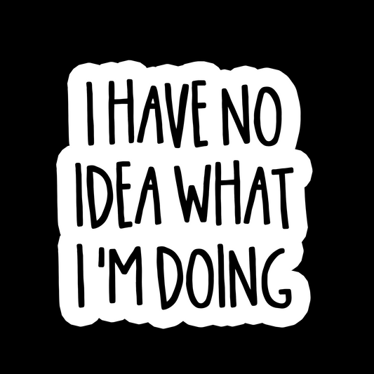 I Have No Idea What I'm Doing
