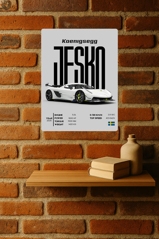 Koenigsegg Jesko | Design 1 - Redline Graphics UK
