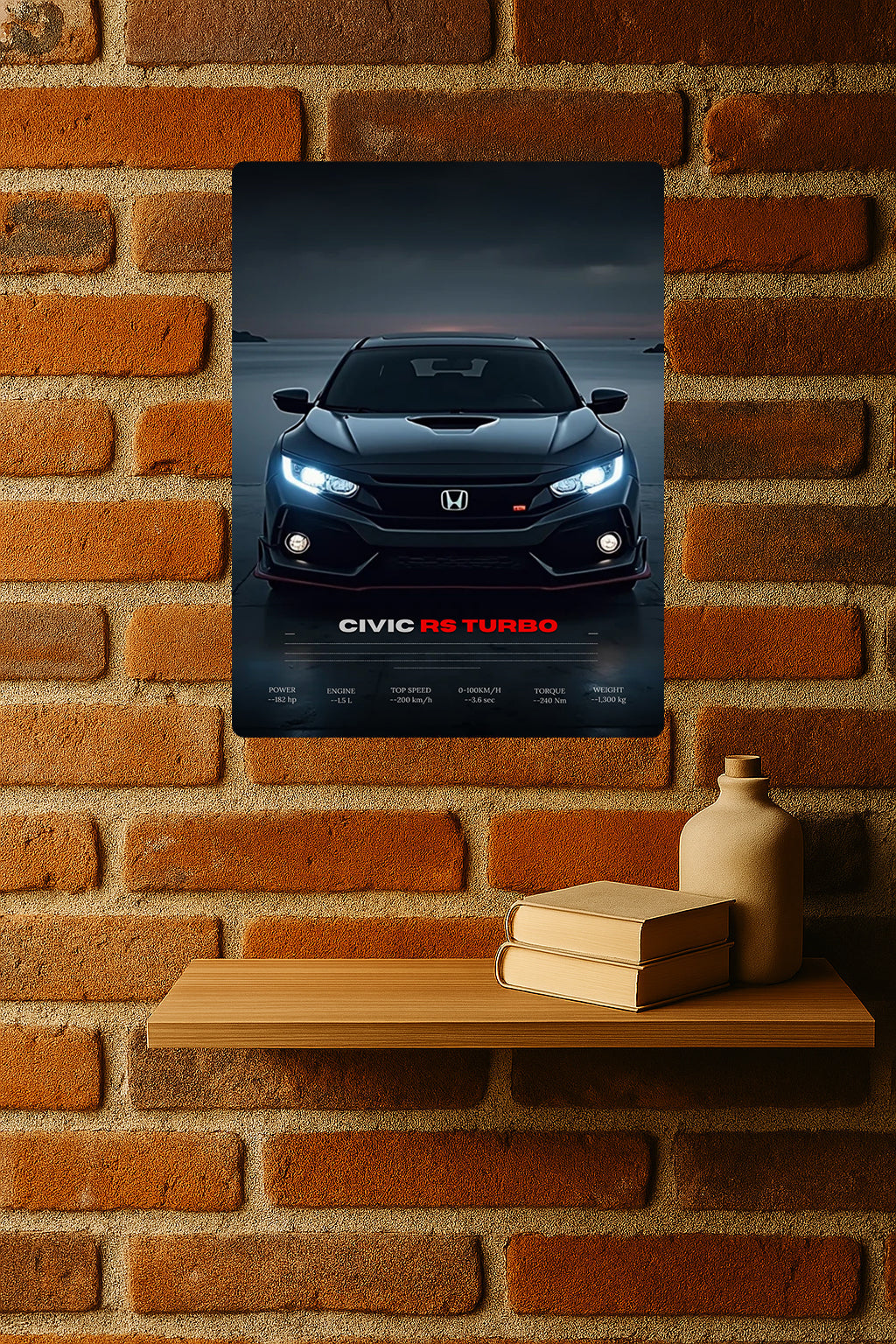 Honda Civic RS Turbo - Redline Graphics UK