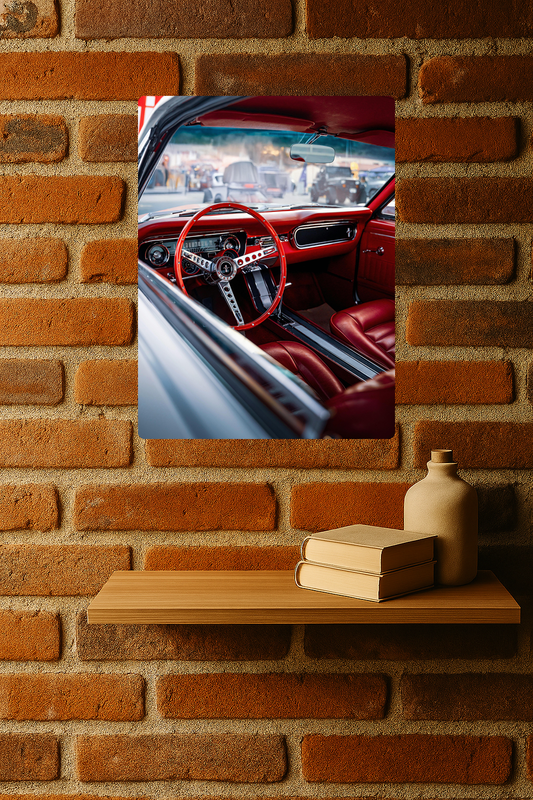 1965 Ford Mustang Interior - Redline Graphics UK