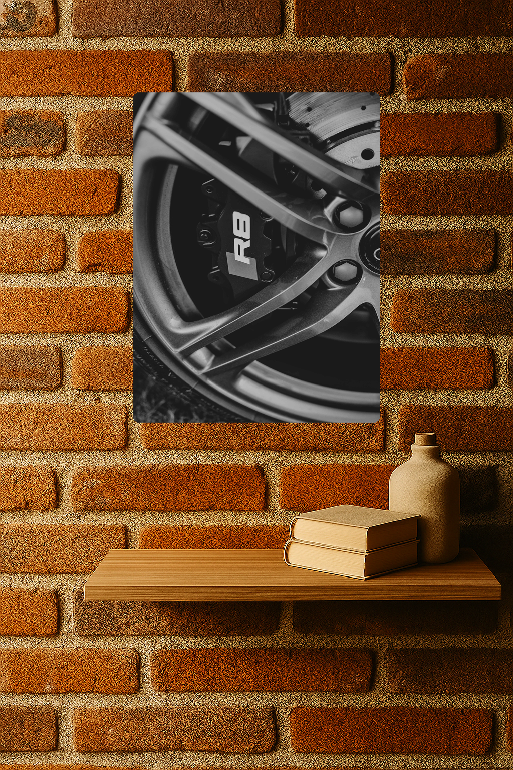 Audi R8 Calliper and Alloy - Redline Graphics UK